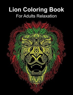 Lion Coloring Book For Adults Relaxation