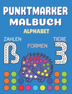 Punktmarker Malbuch Alphabet Zahlen