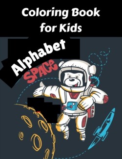 Space Alphabet Coloring Book for Kids