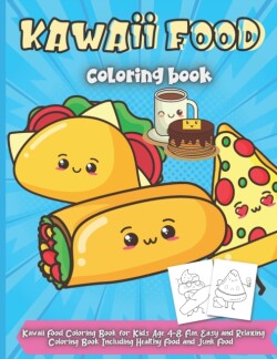 Kawaii Food Coloring Book
